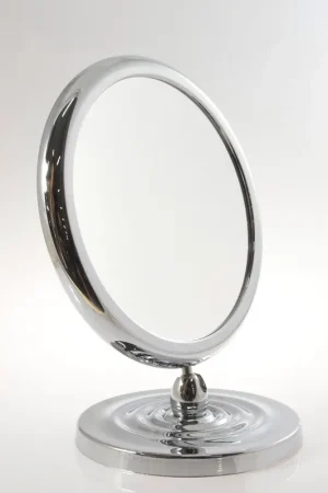 Spedizione Espresso Koh-I-Noor Specchio Ingranditore X3 Bifacciale 18 Cm Da Tavolo con base Cromo
