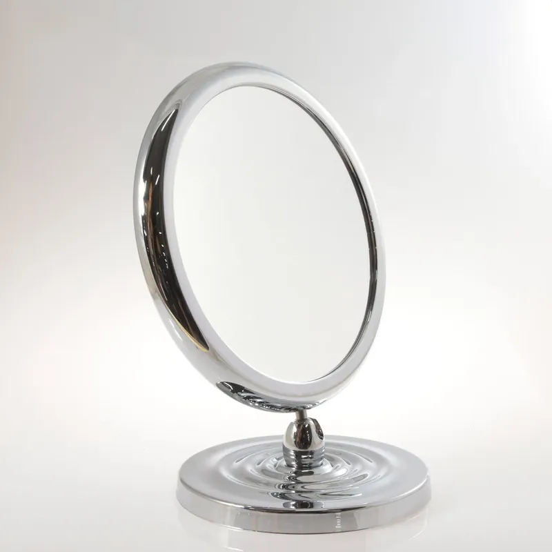 Spedizione Espresso Koh-I-Noor Specchio Ingranditore X3 Bifacciale 18 Cm Da Tavolo con base Cromo