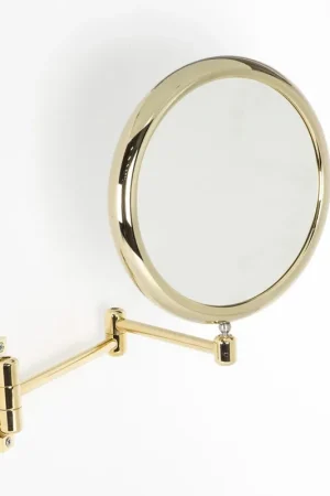 Affare Koh-i-noor DOPPIOLO specchio ingranditore x3 con due braccia bifacciale 23 cm in abs oro