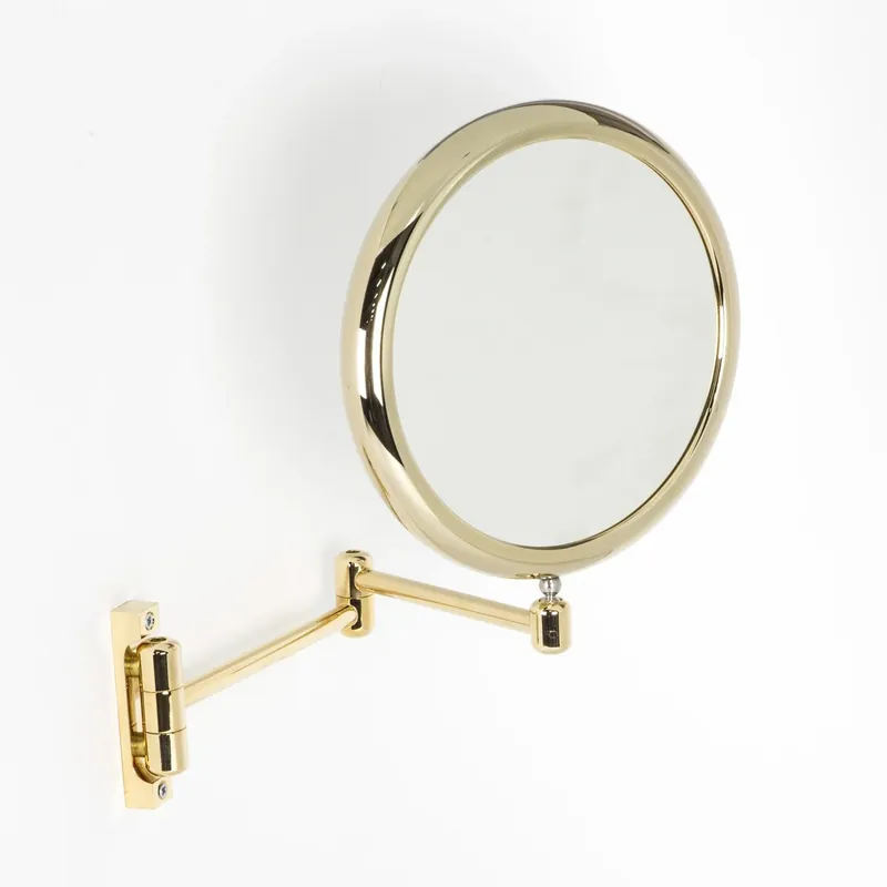Affare Koh-i-noor DOPPIOLO specchio ingranditore x3 con due braccia bifacciale 23 cm in abs oro