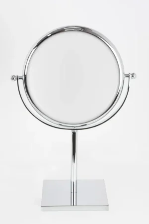 Compra Online Koh-i-noor DOPPIOLINO specchio ingranditore x3 da tavolo 18 cm tondo in abs cromo