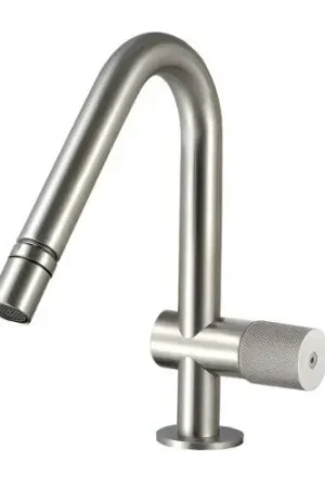 Nuova Collezione Treemme 22mm miscelatore bidet monocomando inox satinato