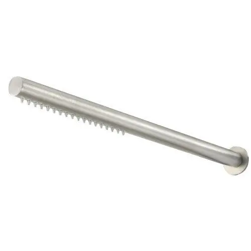 Treemme 22mm RWIT1147IS02 soffione stick a parete 36 cm in acciaio inox satinato Economico