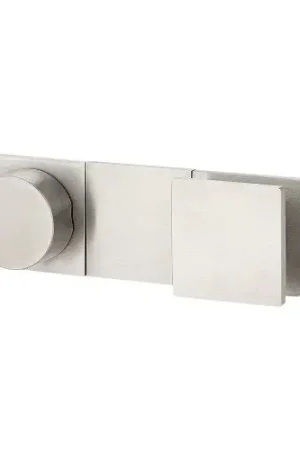 Ultime Pezzi Treemme 5mm RWIT2849IS96 miscelatore doccia quadro monocomando a muro senza parte incasso inox satinato