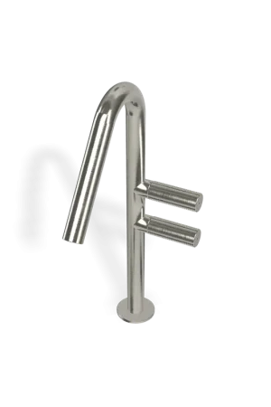 Affare Treemme 22mm IT3053IS2GZZ miscelatore lavabo monoforo in acciaio inox satinato