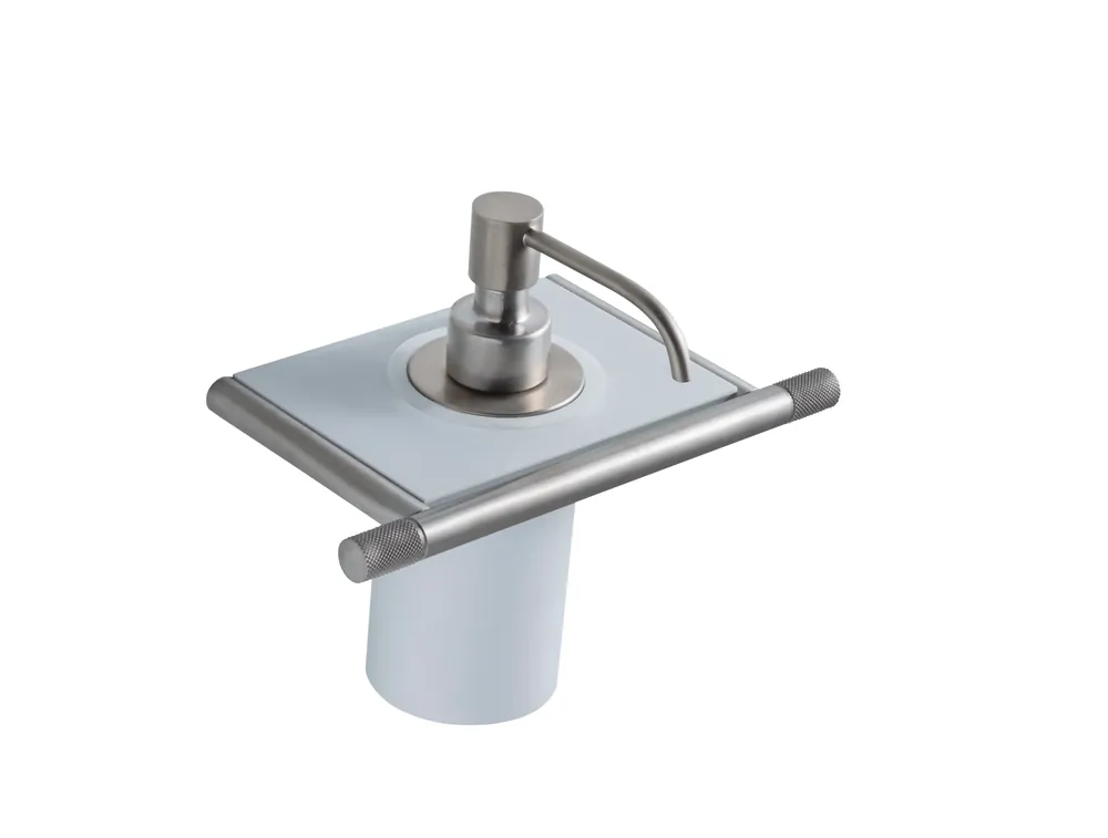 Ultime Pezzi Treemme 22mm IT8341ISZZZZ dispenser portasapone liquido a muro bianco acciaio inox satinato