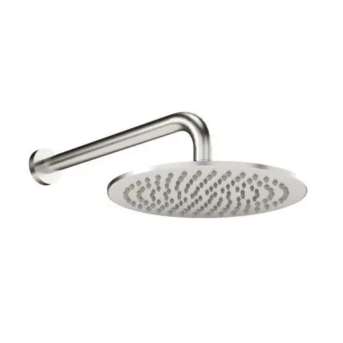 Treeemme 22mm Soffione doccia 25 cm a parete braccio 35 cm inox satinato Bestseller