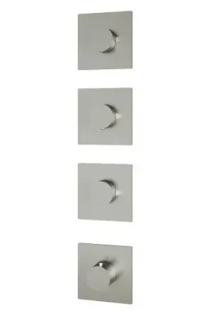 Acquista Ora Treemme 3.6 rwit2575is01 miscelatore doccia termostatico a muro 3 uscite senza parte incasso inox satinato