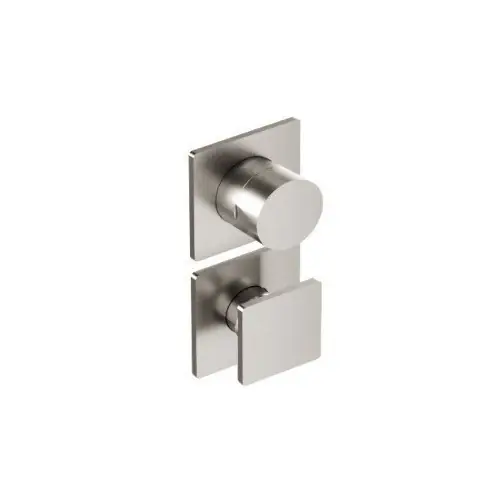 Treemme 5mm miscelatore doccia monocomando con maniglia quadra deviatore 2 uscite 2 piastrine senza parte incasso inox satinato Compra Adesso
