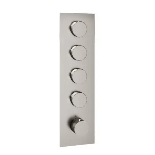 Treemme 22mm miscelatore doccia termostatico senza parte incasso 4 uscite parti esterne inox satinato Offerta Limitata