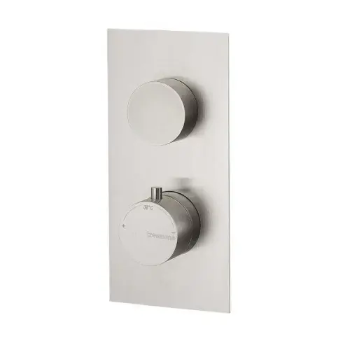Treemme 3.6 miscelatore doccia Termostatico senza parte incasso con deviatore 2 uscite inox satinato Prezzo Scontato