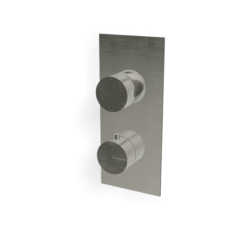 Prezzo Di Fabbrica Treemme 3.6 miscelatore doccia termostatico con deviatore 3 uscite senza parte incasso inox satinato