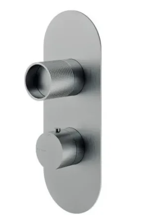 Consegna Rapida Treemme Watertube RWIT8A46IS19 miscelatore termostatico incasso con deviatore 2 uscite senza parte incasso inox satinato