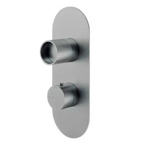 Consegna Rapida Treemme Watertube RWIT8A46IS19 miscelatore termostatico incasso con deviatore 2 uscite senza parte incasso inox satinato