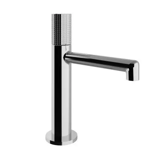 Affare Treemme T30 Miscelatore monocomando lavabo 108mm con maniglia zigrinata in ottone cromo