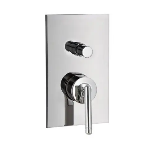 Economico Treemme Philo RWIT70B1CC01 miscelatore monocomando vasca doccia incasso con leva stick senza parte incasso cromo
