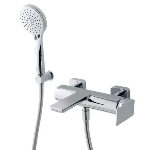 Treemme Hask IT6A00CCHAZZ miscelatore monocomando esterno vasca con set doccetta cromo Prezzo Di Fabbrica