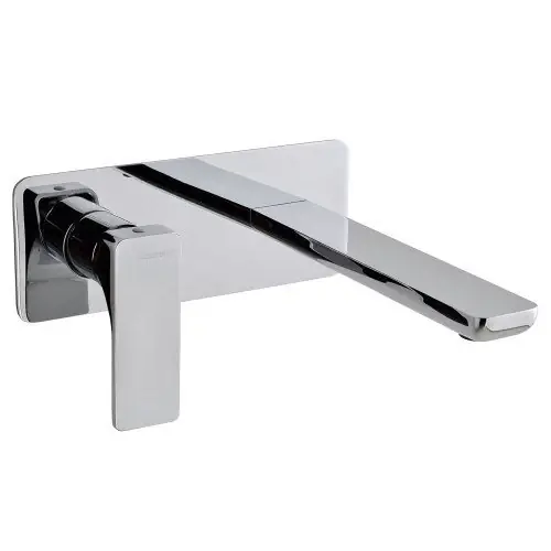 Treemme Hask miscelatore lavabo a muro 180mm senza parte incasso cromo Offerta Del Giorno