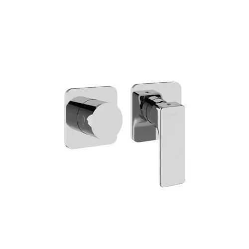 Treemme Hask miscelatore doccia monocomando con deviatore 2 uscite 2 piastre senza parte incasso cromo Compra Online