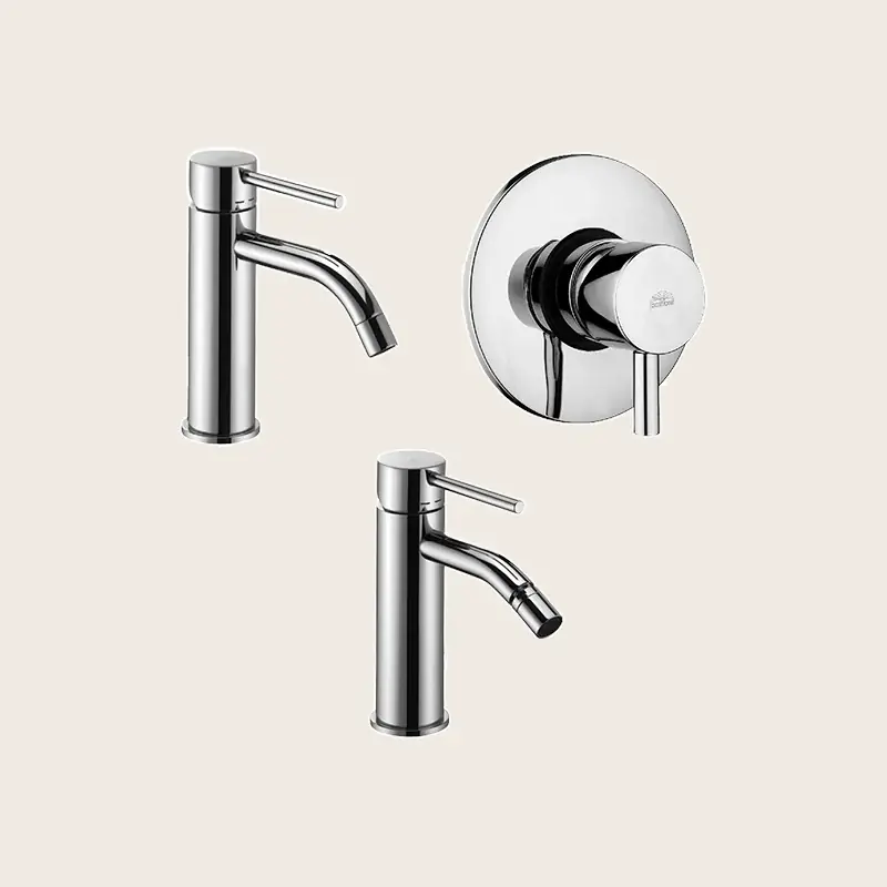 Bestseller Paffoni light set miscelatori lavabo bidet senza scarico e doccia incasso 1 uscita cromo
