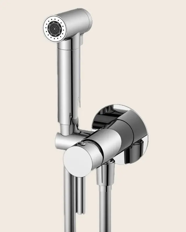 Consegna Rapida Doccetta bidet Smart con miscelatore ad incasso cromo
