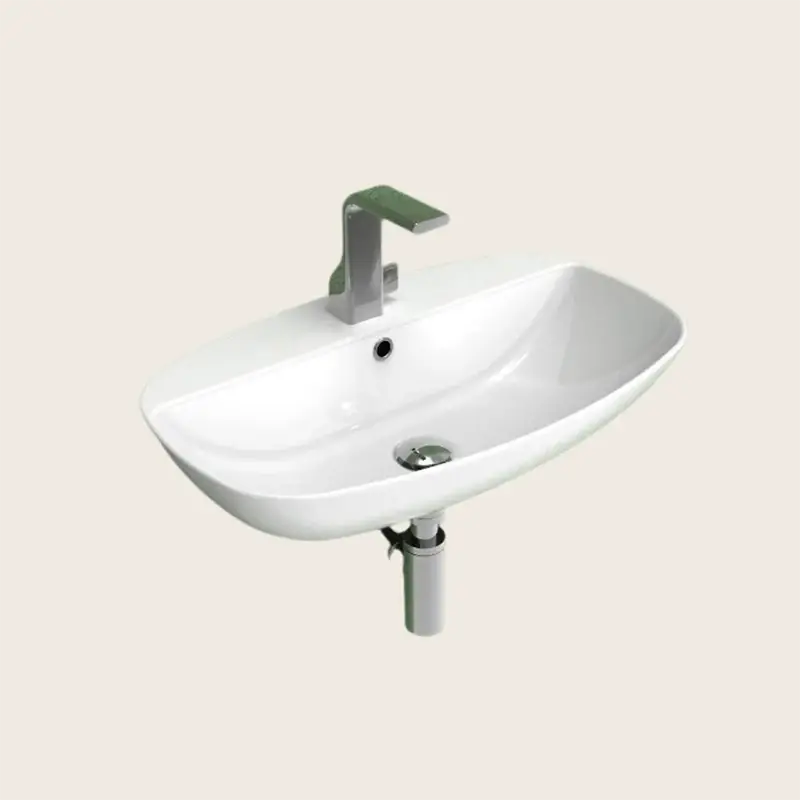 Sconto Ceramica Flaminia Nudaslim Lavabo 60 cm da appoggio o sospeso bianco ND60PR