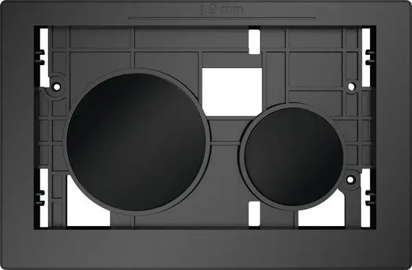 Tece TECEloop 9240619 pulsantiera di comando WC per cover tasti nero opaco Offerta Speciale