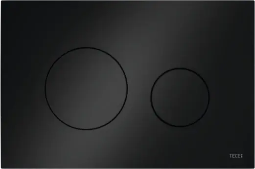 Tece TECEloop 9240924 placca di comando tecnologia a doppio scarico in plastica nero lucido Nuovo Arrivo