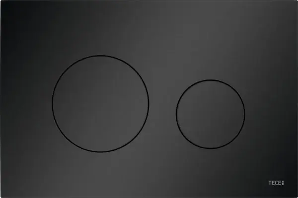 Vendita Finale Tece TECEloop 9240925 placca di comando tecnologia a doppio scarico in plastica nero opaco