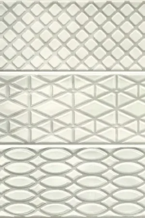A Buon Prezzo Rivestimento decoro 10x30 in pasta bianca 7,5mm grey glossy Ragno Brick