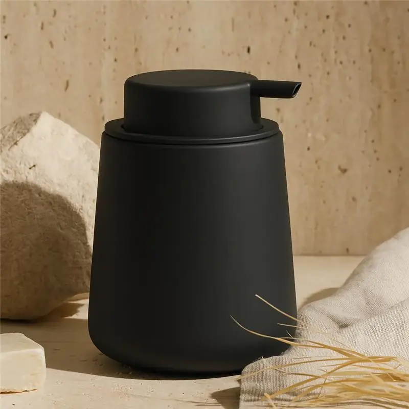Scelto Dai Clienti Dispenser sapone In gres e abs soft touch nero Zone denmark nova one