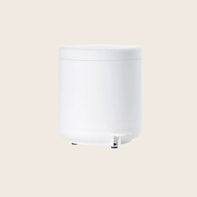 Quantità Limitata Pattumiera a pedale 4 litri in abs soft touch bianco Zone denmark Ume