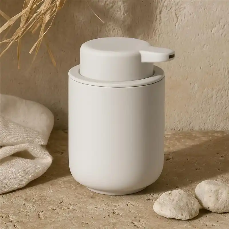 Spedito Oggi Dispenser sapone in gres e abs soft touch bianco Zone denmark Ume