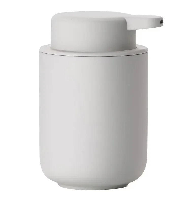 Compra Adesso Dispenser sapone da appoggio 0,25 l in gres e abs soft touch grigio soft Zone denmark Ume