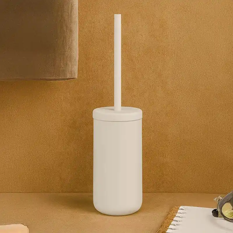 Spedito Oggi Porta scopino wc a pavimento in gres soft touch bianco Zone denmark Ume