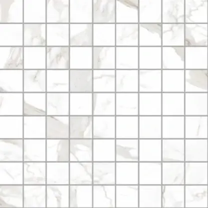 Pavimento rivestimento mosaico 30x30 in gres fine porcellanato 10mm calacatta nobile Ragno Incanto Di Tendenza