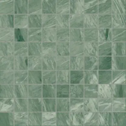 Spedizione Espresso Pavimento rivestimento mosaico 30x30 in gres fine porcellanato 10mm verde antigua Ragno Incanto