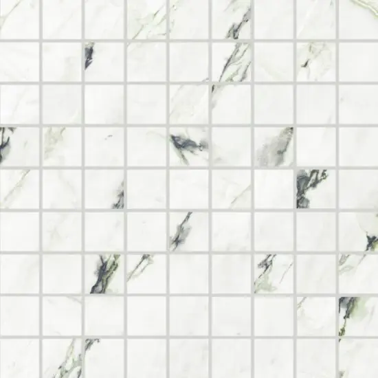 Non Perdere Pavimento rivestimento mosaico 30x30 in gres fine porcellanato 10mm R9A calacatta green Ragno Incanto
