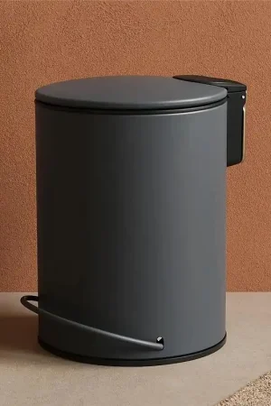 Di Tendenza Pattumiera 3 L soft close in acciaio grigio Color