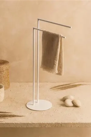 Ultime Pezzi Piantana portasciugamani bianco opaco Style