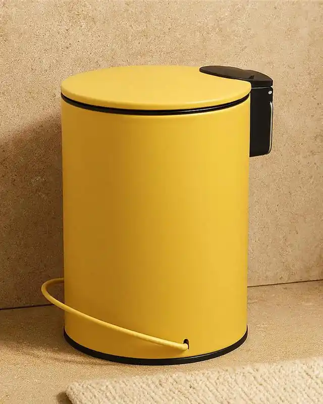 Pattumiera 3 L soft close in acciaio giallo Color Spedito Oggi
