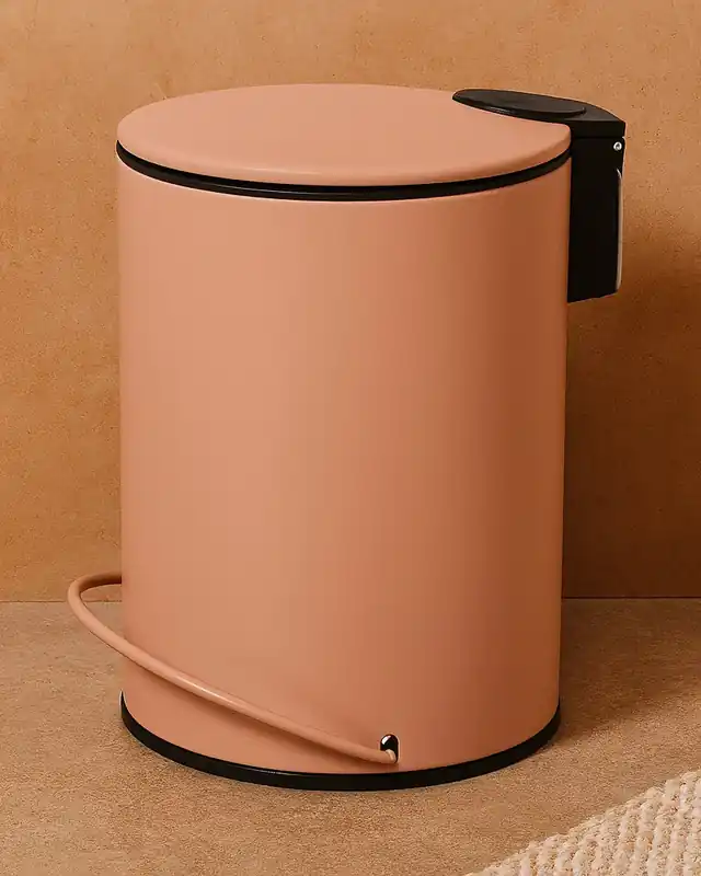Di Tendenza Pattumiera 3 L soft close in acciaio rosa Color
