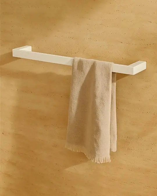 Porta asciugamani 35 cm in alluminio bianco Sky Spedizione Espresso