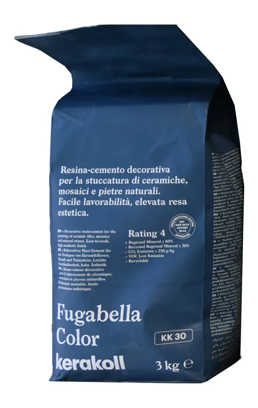 Novità Kerakoll Fugabella KK 30 Resina cemento decorativa per stuccatura