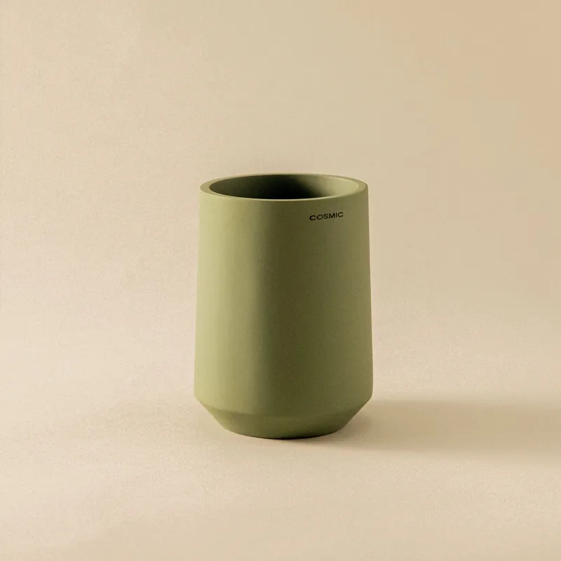 Compra Online Cosmic Saona porta spazzolini in resina verde oliva