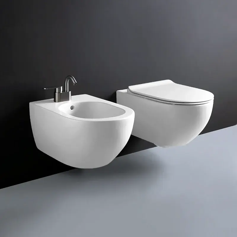 Flaminia APP Coppia Sanitari Sospesi Goclean Sedile Rallentato Bianco Latte Opaco Super Prezzo