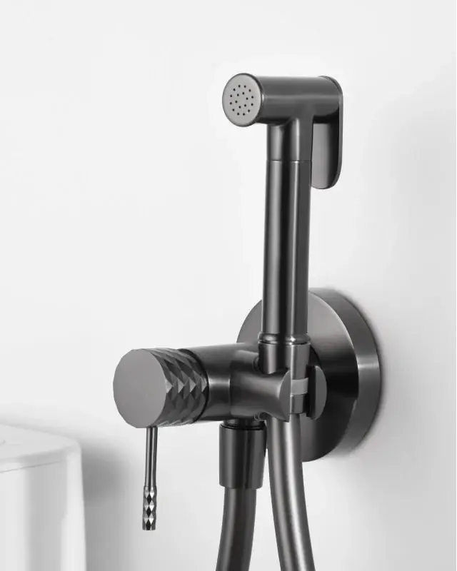 Offerta Lampo Doccetta bidet con miscelatore Memo incasso grigio metallico