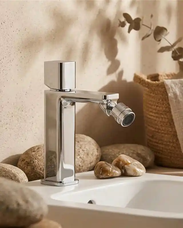 Ultimissimo Modello Miscelatore bidet con piletta click clack cromo Lotus