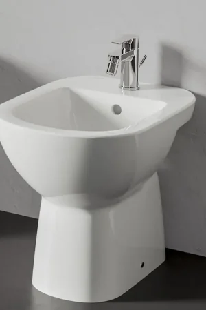 Ceramica Dolomite Gemma2 bidet filomuro bianco lucido Prezzo Basso