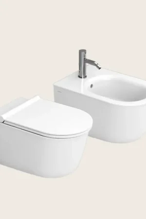 Promozione Esclusiva Ceramica Dolomite Mayka Coppia sanitari sospesi con sedile softclose bianco